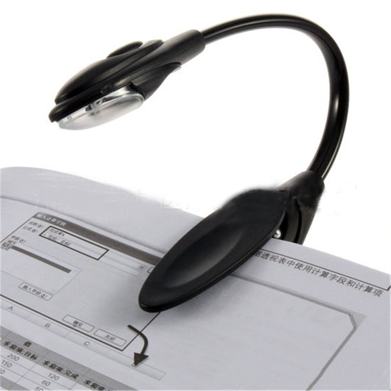 Lampă de carte cu LED mini cu clipsare - imagine 4