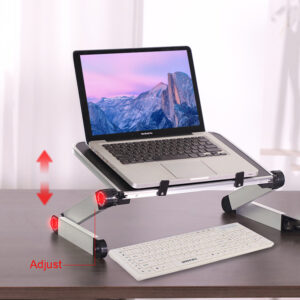 Suport pliabil pentru laptop, suport ergonomic pentru birou și tabletă