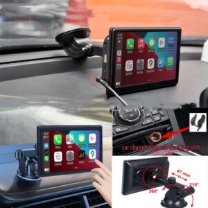Ecran proiecție wireless IPS portabil pentru mașină, ecran inteligent, Carplay, Android AUTO